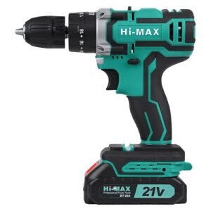 Hi Max 21V Cordless Impact Drill Machine With Kit 10Mm Ic-092