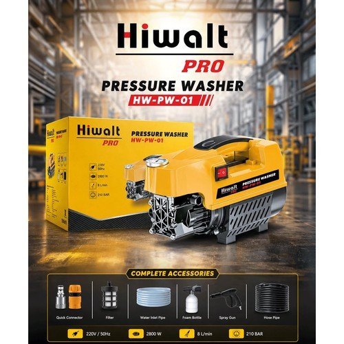 Hiwalt 2800W Pressure Washer 210Bar Hw-Pw-01