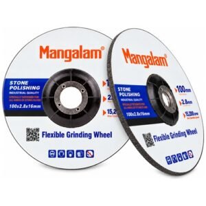 Mangalam 4 Inch Black Gc Wheel 100Mm — Mangalam Gc & Wa Wheels