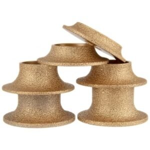 Red Elephant 3 Inch Diamond Moulding Wheel Half Round 75Mm — Red Elephant Diamond Cup Wheels