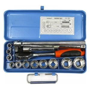 Taparia 1/2'' Square Drive 15 Pieces Bihex Socket Set S-22MXL