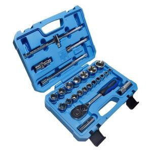 Taparia 1/2'' Square Drive 25 Pieces Hex Socket Set BMS17HXL