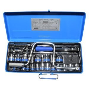 Taparia 1/2'' Square Drive 25 Pieces Hex Socket Set S-16HXL