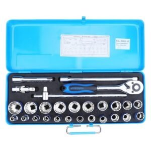 Taparia 1/2'' Square Drive 27 Pieces Bihex Socket Set S-14MXL