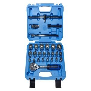 Taparia 1/2'' Square Drive 27 Pieces Hex Socket Set BMS14HXL