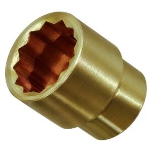Taparia 1/2'' Square Drive Bihex Socket Aluminium Bronze