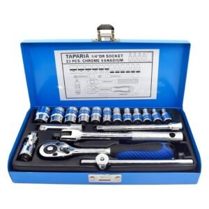 Taparia 1/4'' Square Drive 23 Pieces Hex Socket Set S 1/4 H