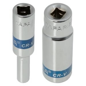 Taparia 1/4'' Square Drive Deep Hex Socket