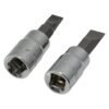 Taparia 1/4'' Square Drive Flat Bit Socket