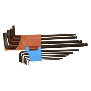 Taparia 10 Pieces Brown Extra Long Ball Point Allen Key Set KBHI-10X