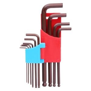 Taparia 10 Pieces Brown Long Ball Point Allen Key Set KBHI-10L — Taparia Allen Keys