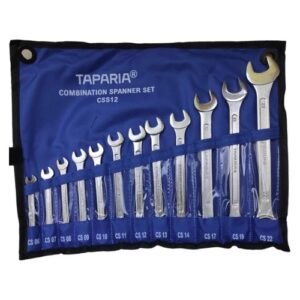Taparia 12 Pieces Combination Ring & Open End Spanner Set CSS 12