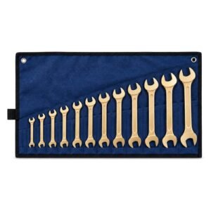 Taparia 12 Pieces Double Open End Spanner Set Beryllium Copper