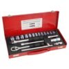 Taparia 3/8'' Square Drive 20 Pieces Hex Socket Set S 3/8 H