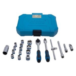 Taparia 3/8'' Square Drive 20 Pieces Hex Socket Set SB 20