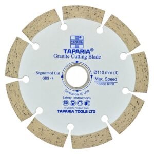 Taparia 4 Inch Segmented Diamond Saw Blade 110mm GBS4