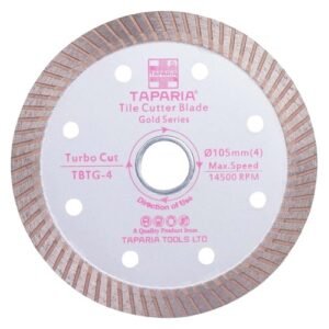 Taparia 4 Inch Thin Turbo Diamond Saw Blade 105mm TBTG-4