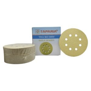 Taparia 5 Inch Sand Paper With Velcro 125mm Gold Series 8 Holes