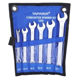 Taparia 6 Pieces Combination Ring & Open End Spanner Set CSS 6