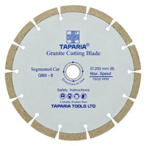 Taparia 8 Inch Segmented Diamond Saw Blade 200mm GBS8