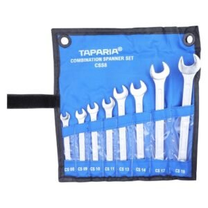Taparia 8 Pieces Combination Ring & Open End Spanner Set CSS 8