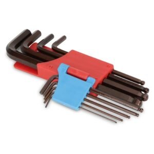 Taparia 9 Pieces Brown Long Ball Point Allen Key Set KBHM-9L