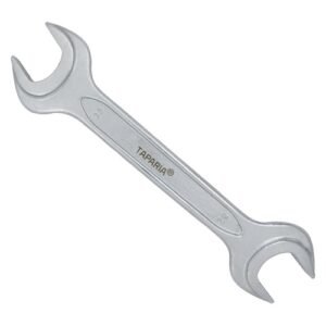 Taparia Double Open End Spanner Ribbed Chrome Plated