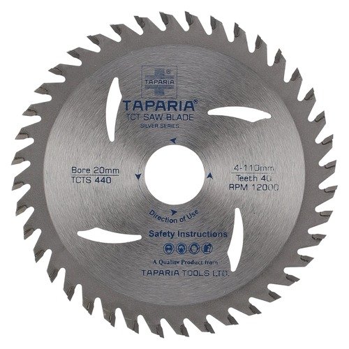 Taparia Tct Saw Wood Cutting Blade Silver Series — Taparia Tct Saw Blades