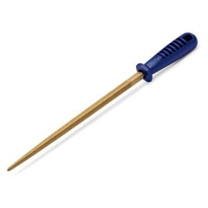 Taparia Three Square File With Handle Beryllium Copper