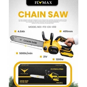Flymax 16 Inch 21V Cordless Chain Saw 405Mm Fx-Cs-410 — Flymax Chain Saws