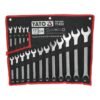 Yato 17 Pieces Combination Ring & Open End Spanner Set YT-0363