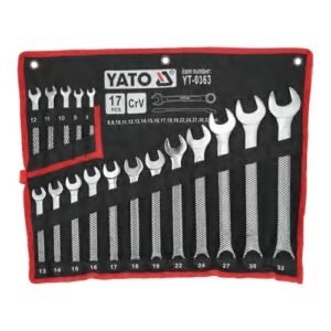 Yato 17 Pieces Combination Ring & Open End Spanner Set YT-0363