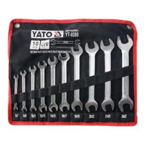 Yato 10 Pieces Double Open End Spanner Set YT-0380