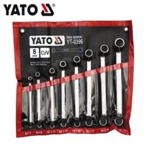 Yato 8 Pieces Bi-Hexagon Deep Offset Ring Spanner Set YT-0396