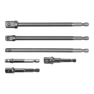 Yato 6 Pieces Hex Shank Socket Adapter Set YT-04629
