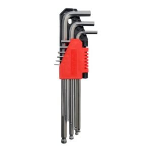 Yato 9 Pieces Long Ball Point Allen Key Set YT-0506