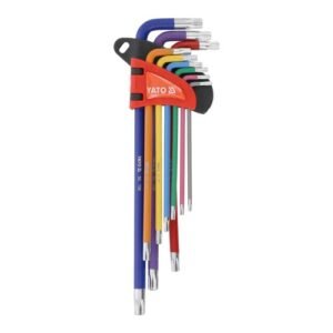 Yato 9 Pieces Extra Long Tamper Torx Allen Key Set YT-05636