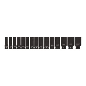 Yato 1/2'' Square Drive 15 Pieces Impact Deep Hex Socket Set YT-1055