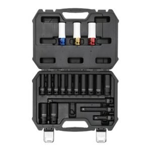 Yato 1/2'' Square Drive 18 Pieces Impact Deep Hex Socket Set YT-10566