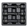 Yato 1/2'' Square Drive 6 Pieces Impact Spline Socket Set YT-10652