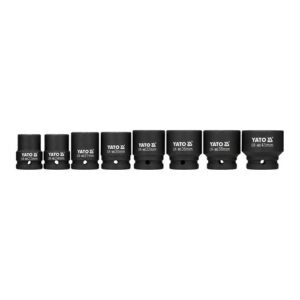 Yato 3/4'' Square Drive 8 Pieces Impact Hex Socket Set YT-1115