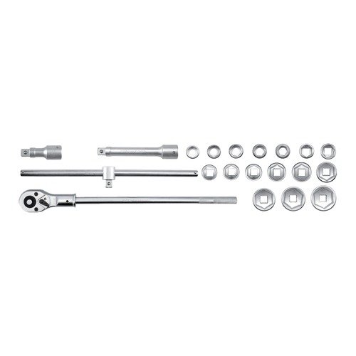 Yato 3/4'' Square Drive 20 Pieces Hex Socket Set YT-1335
