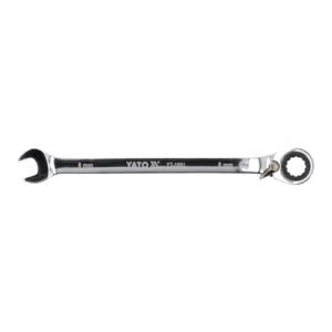 Yato Combination Ring & Open End Gear Wrench 72T Satin Finish