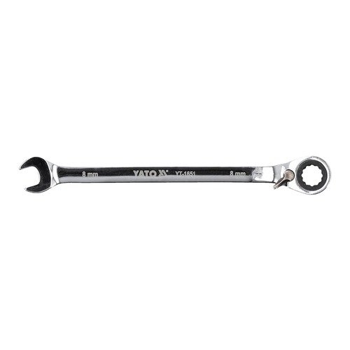 Yato Combination Ring & Open End Gear Wrench 72T Satin Finish