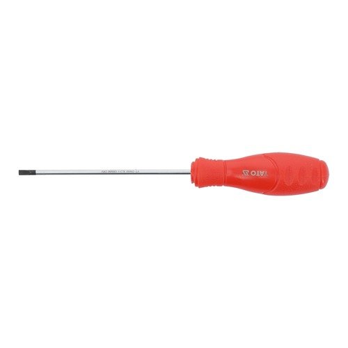 Yato Flat Head Screw Driver (-) CrV Red Handle
