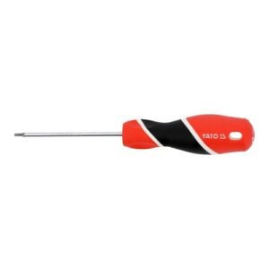 Yato Flat Head Screw Driver (-) Three Colour Handle