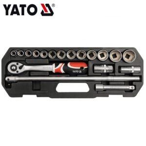 Yato 1/2'' Square Drive 18 Pieces Hex Socket Set YT-3870