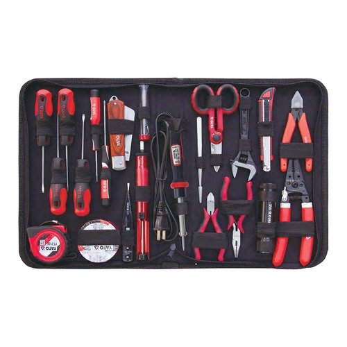 Yato 22 Pieces Tool Kit For Electrician YT-39008 310X230X55Mm