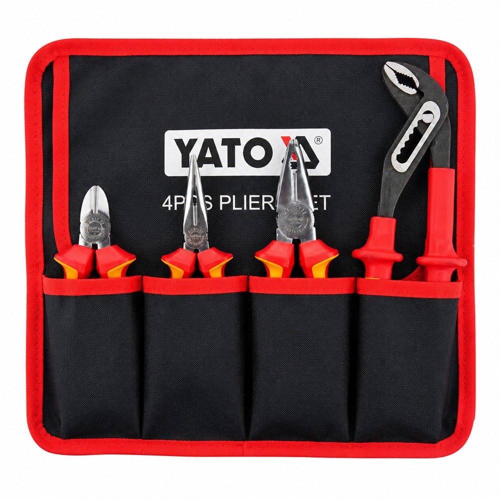 Yato 4 Pieces Insulated Plier Set YT-39622