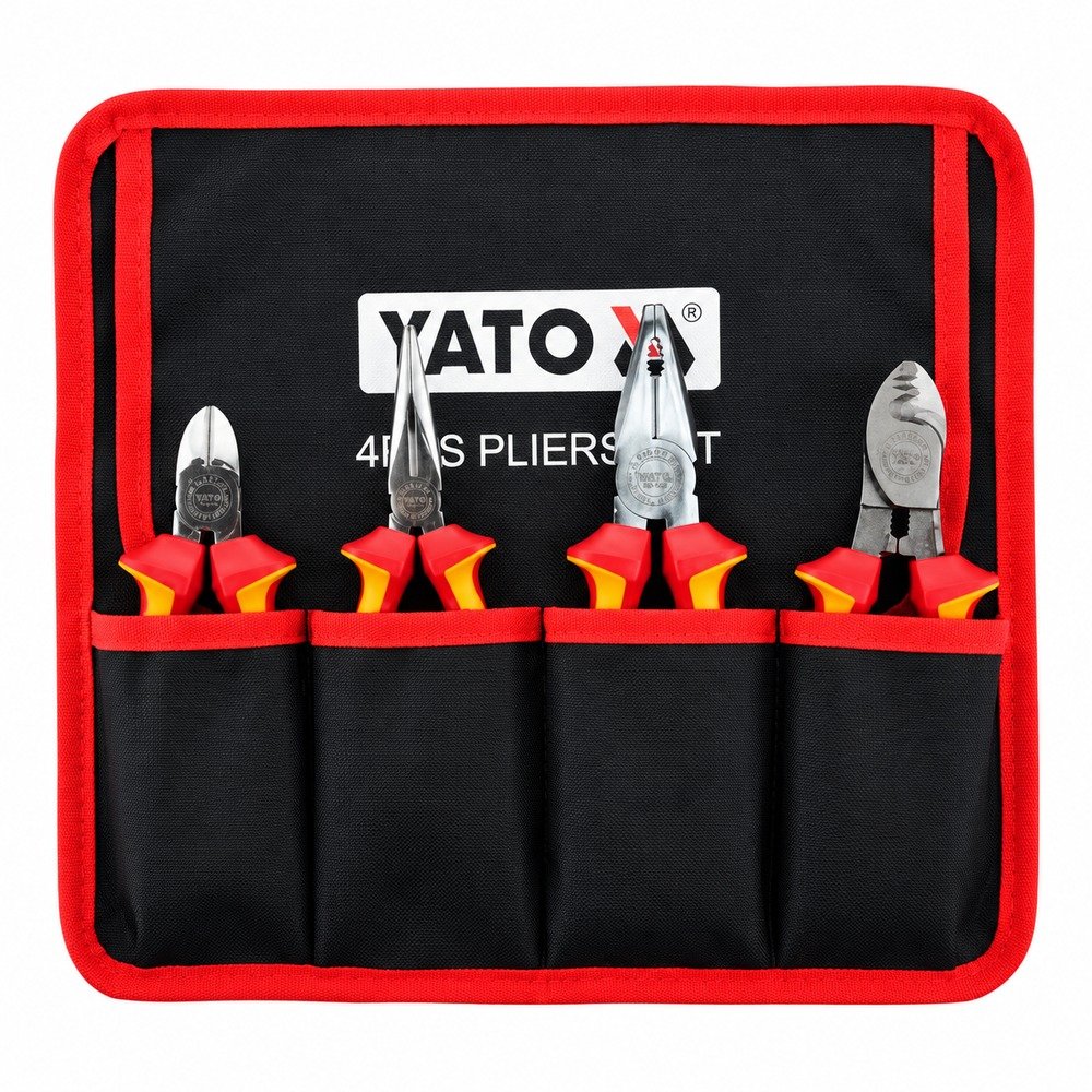Yato 4 Pieces Insulated Plier Set YT-39623
